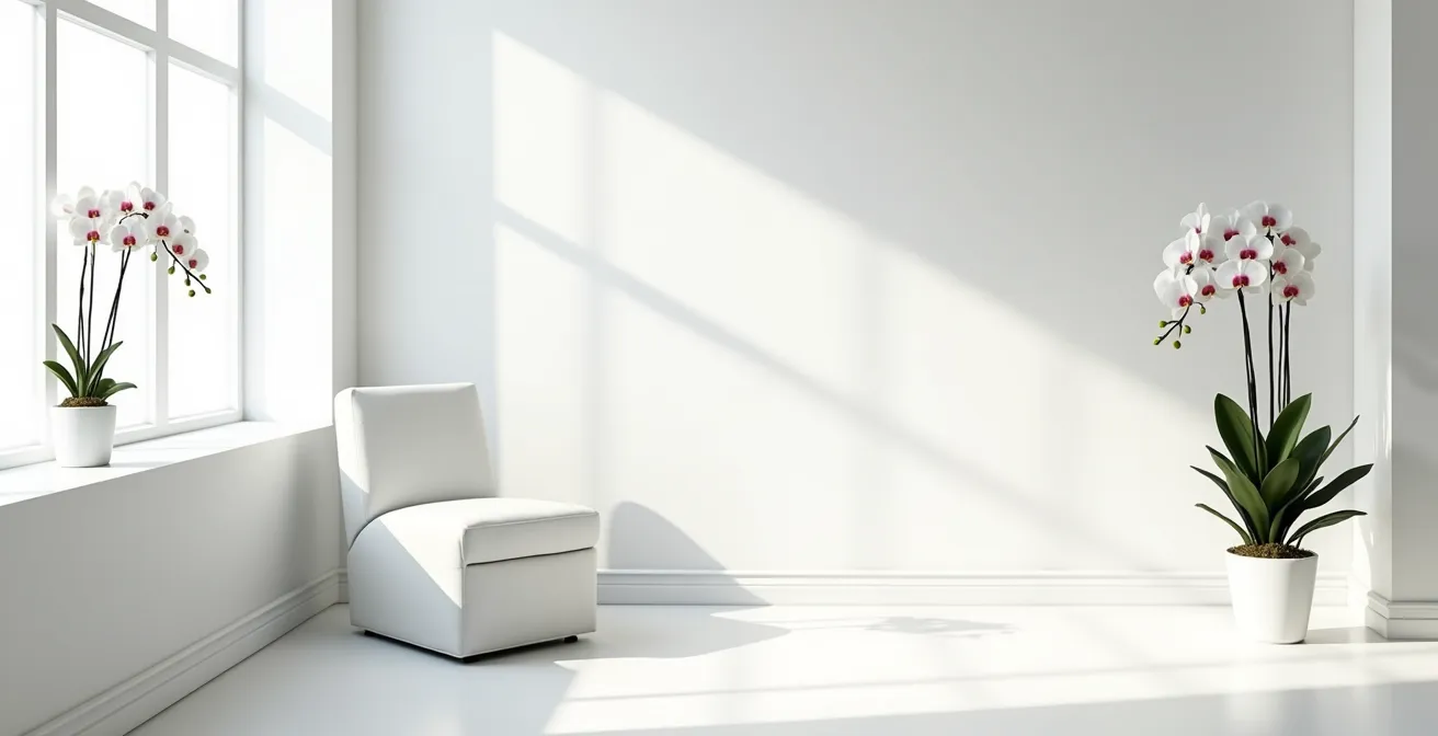 Intérieur épuré d'un cabinet de médecine esthétique avec mobilier moderne